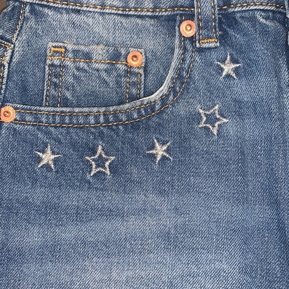 H&M x Coachella Daydreamer Star Denim Shorts Size 2 - Picture 8 of 16